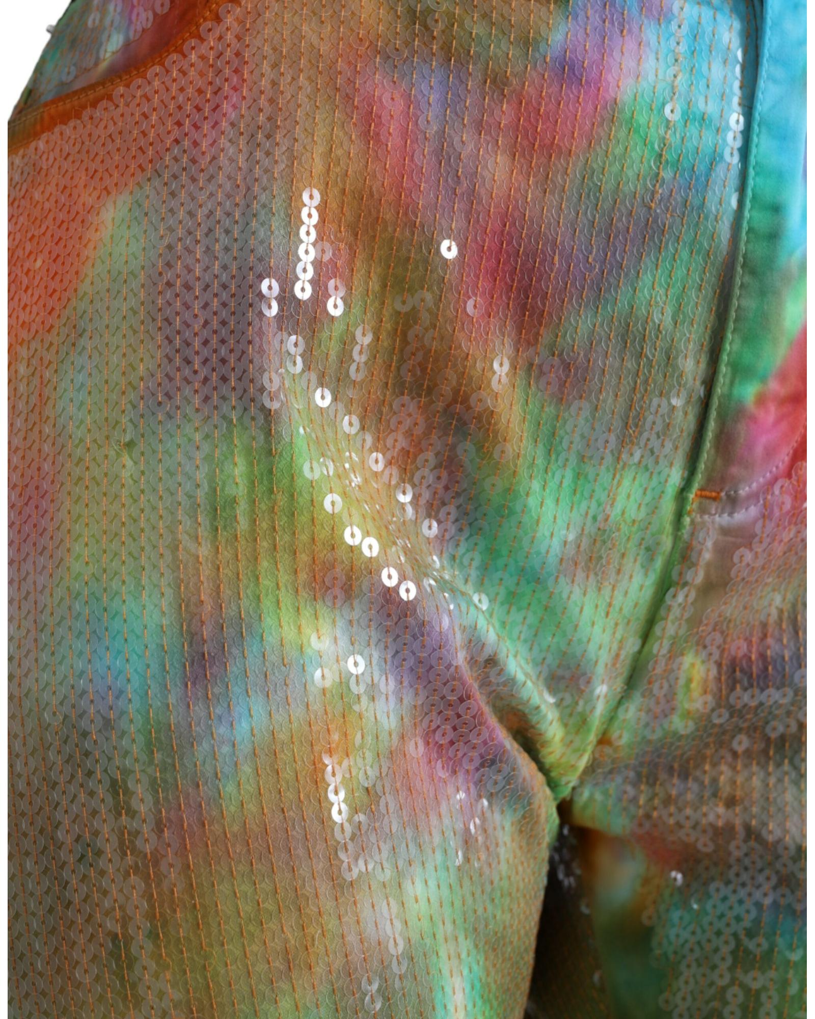 Dolce & Gabbana Women's Sequin Tie-Dye Jeans
