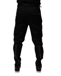 Dolce & Gabbana Zip Cargo Pants Men Black