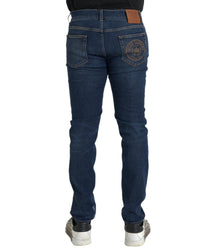 Dolce & Gabbana Slim Fit Distressed Jeans Men Khaki Pants