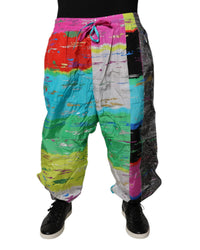 Dolce & Gabbana Abstract Print Casual Pants Men Multicolor 40 x 40 Multicolor