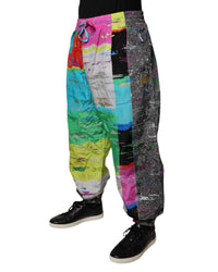 Dolce & Gabbana Abstract Print Casual Pants Men Multicolor