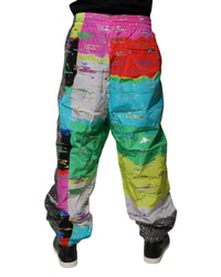 Dolce & Gabbana Abstract Print Casual Pants Men Multicolor