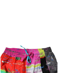 Dolce & Gabbana Abstract Print Casual Pants Men Multicolor