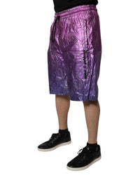 Dolce & Gabbana Metallic Ombre Shorts Men Pink