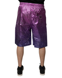 Dolce & Gabbana Metallic Ombre Shorts Men Pink