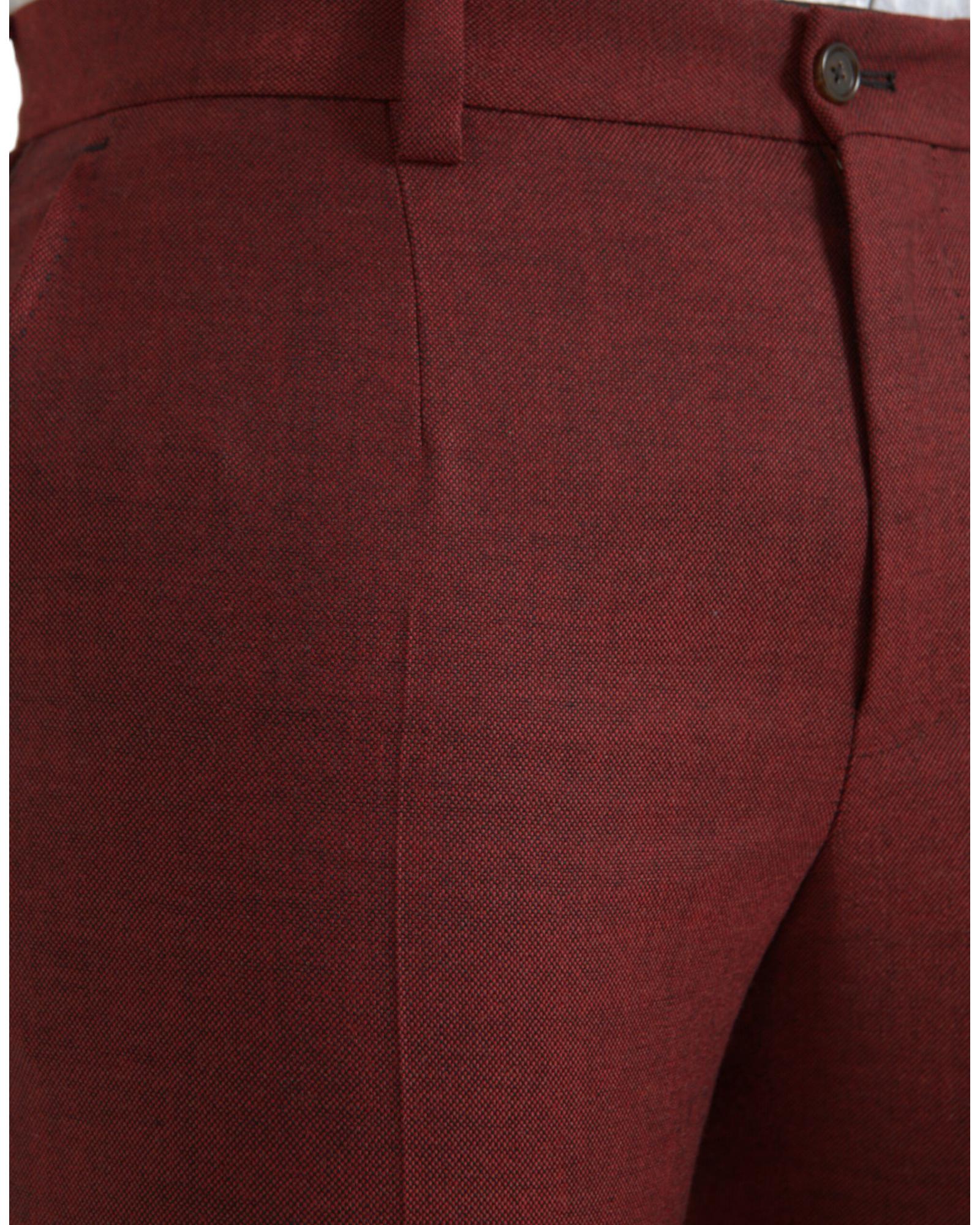 Dolce & Gabbana Classic Fit Dress Pants in Red