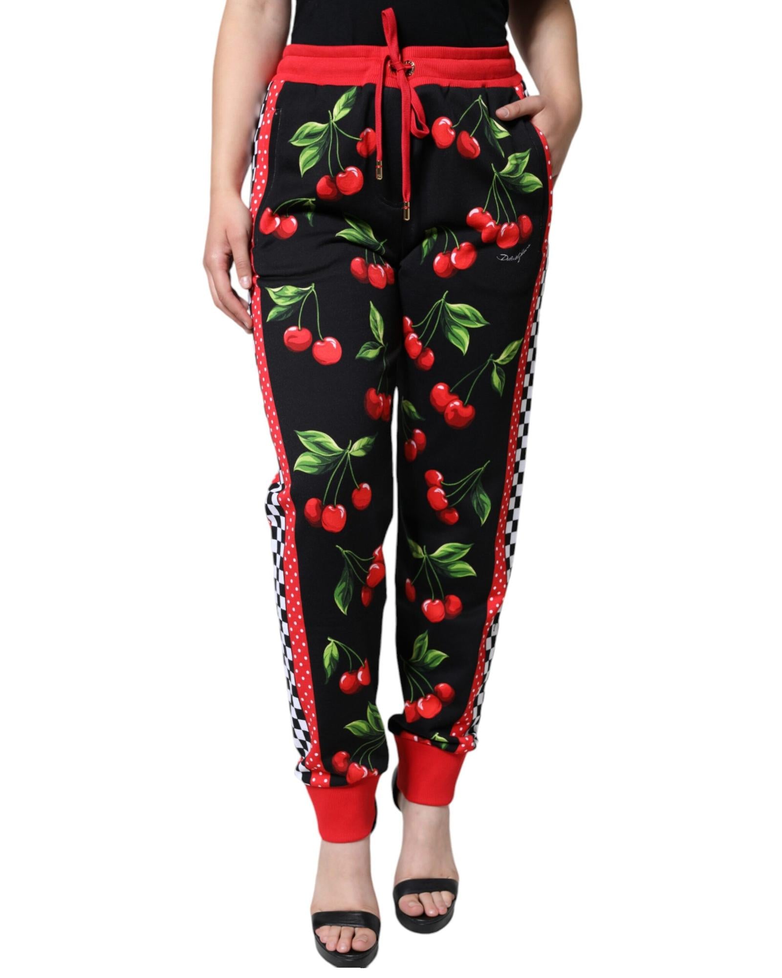 Dolce & Gabbana  Cherry Print Jogger Pants