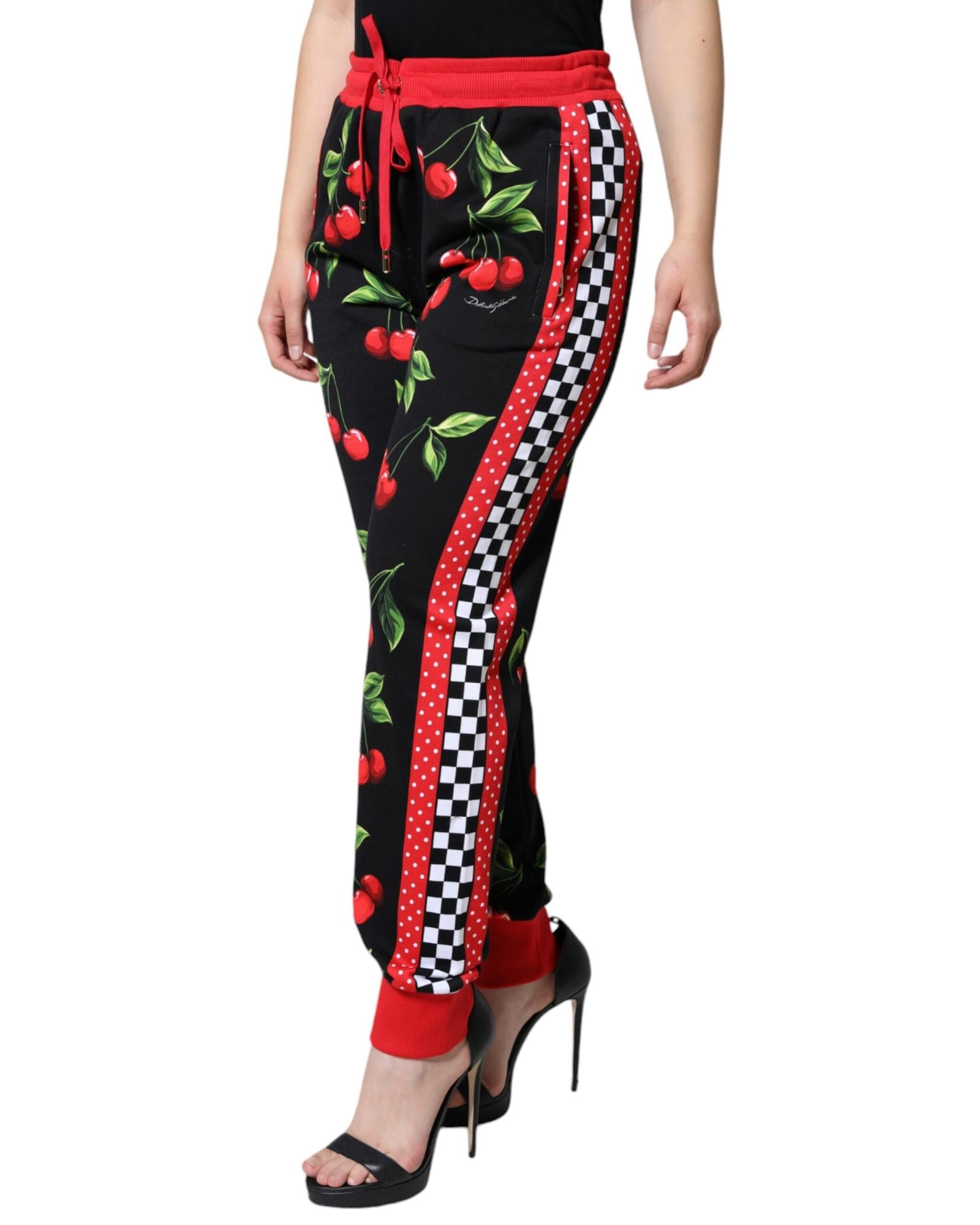 Dolce & Gabbana  Cherry Print Jogger Pants