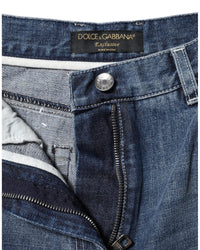 Dolce & Gabbana Wide Leg Denim Jeans Women Blue Jeans & Pants
