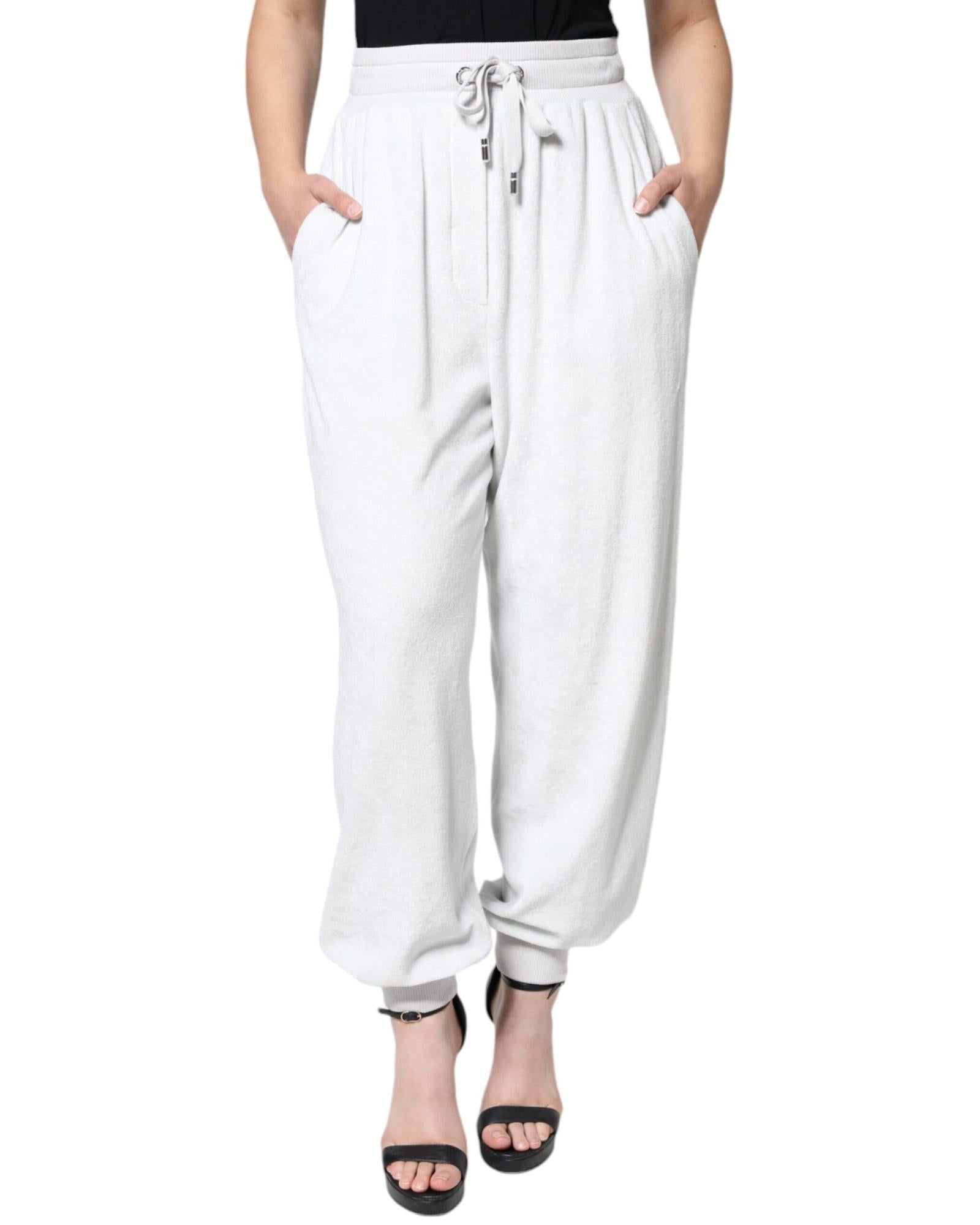 Dolce & Gabbana  Women's White Sweatpants