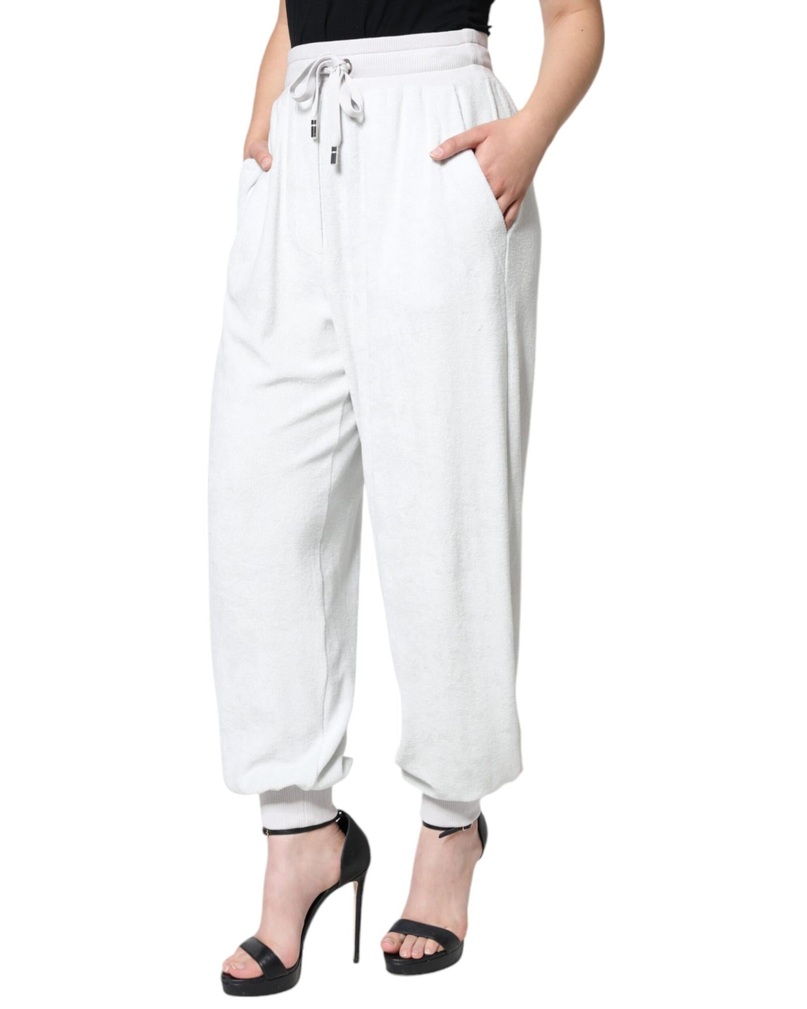 Dolce & Gabbana  Women's White Sweatpants