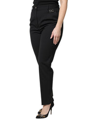 Dolce & Gabbana Tailored HighWaist Trousers Women Black Pants