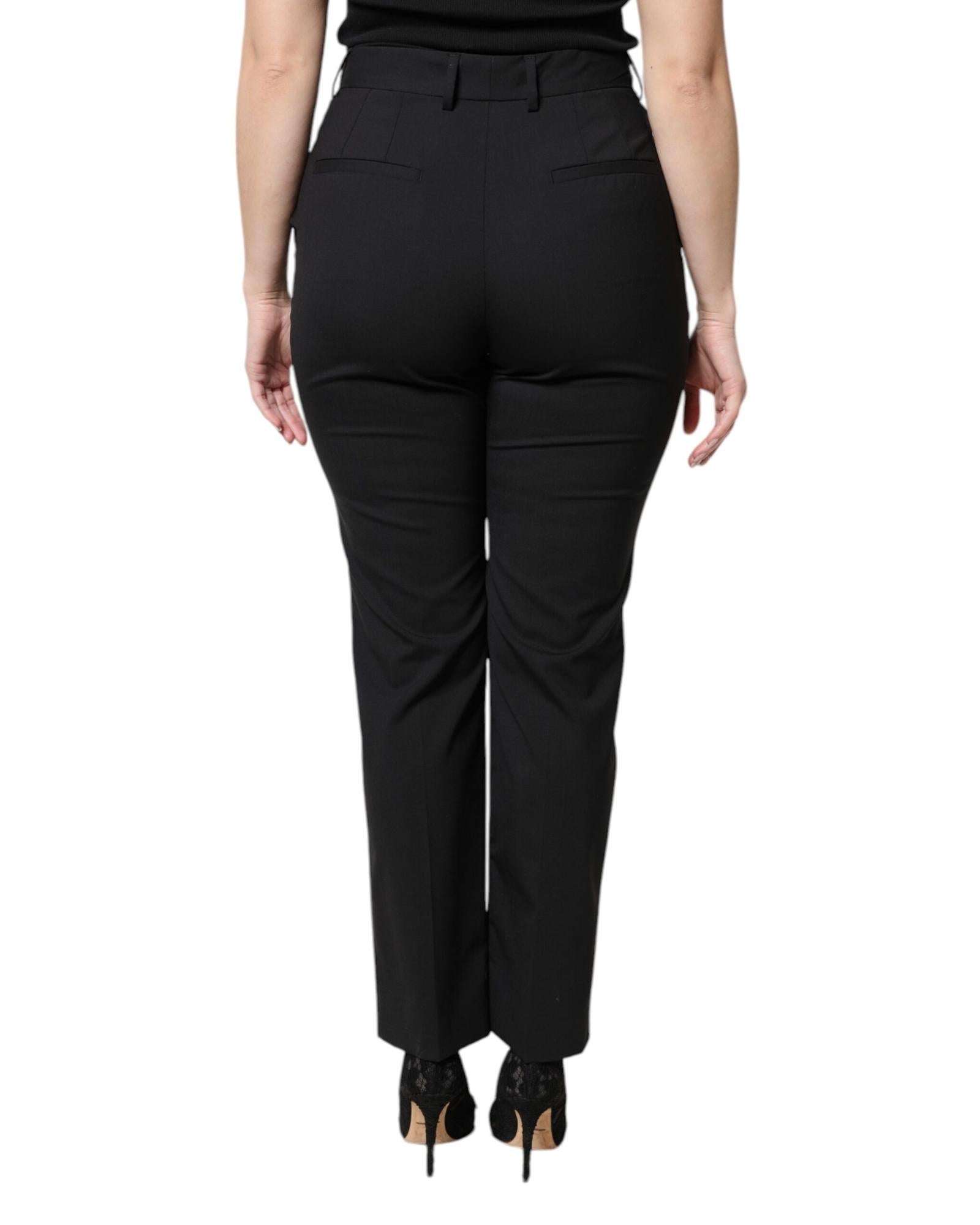 Dolce & Gabbana Tailored HighWaist Trousers Women Black Pants