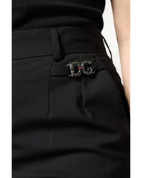 Dolce & Gabbana Tailored HighWaist Trousers Women Black Pants