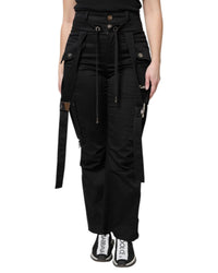 Dolce & Gabbana Cargo Pants with Functional Straps Women Black