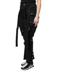 Dolce & Gabbana Cargo Pants with Functional Straps Women Black