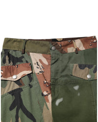 Dolce & Gabbana Patchwork Camouflage Pants Women Multicolor Jeans & Pants