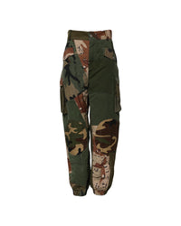 Dolce & Gabbana Patchwork Camouflage Pants Women Multicolor Jeans & Pants