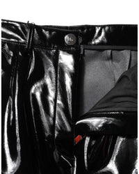 Dolce & Gabbana Cargo Style Shiny Pants Women Black Jeans & Pants