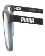 Puma Mens Square/Rectangle Grey Black Transparent Fashion Designer Eyewear