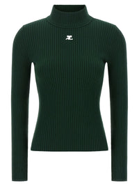 COURREGES Courreges Women 'Reedition Rib Knit' Sweater