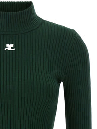 COURREGES Courreges Women 'Reedition Rib Knit' Sweater