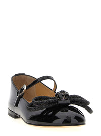 MACH & MACH Mach & Mach Women 'Double Bow' Ballet Flats