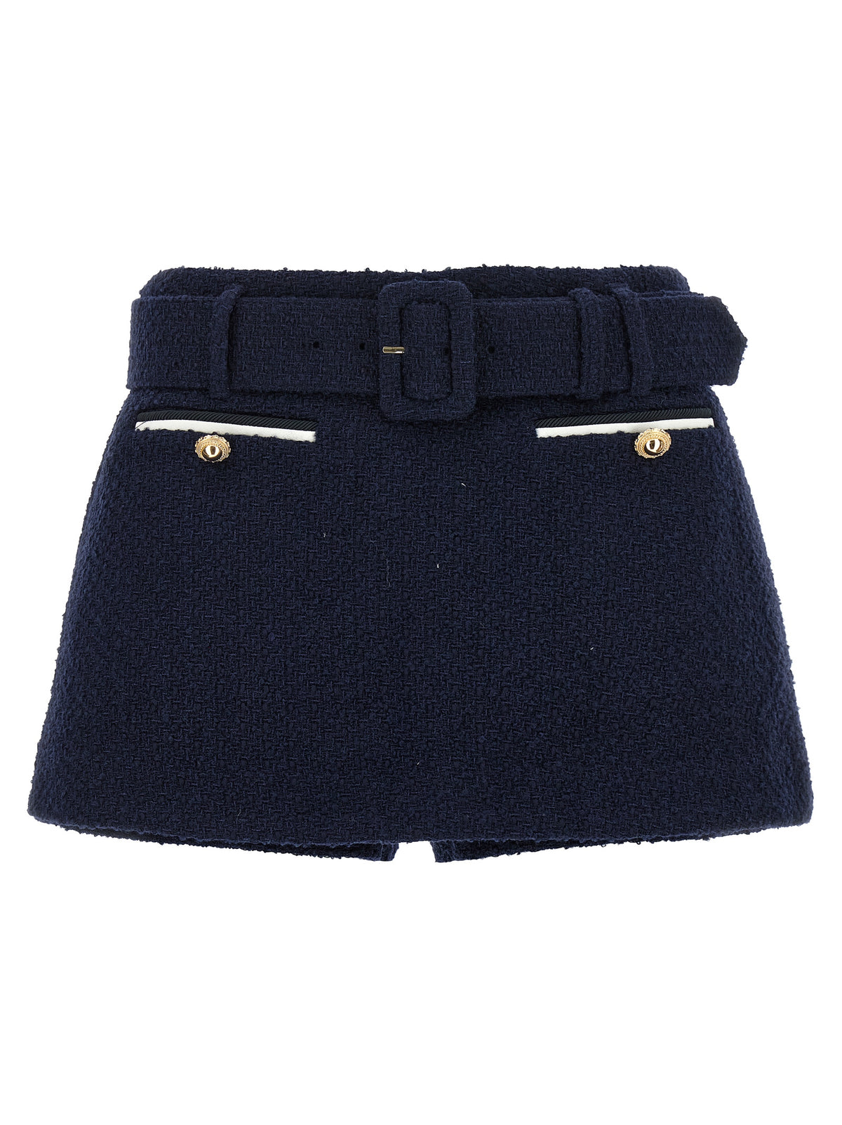 SELF PORTRAIT Self Portrait Women Bouclé Wool Skort