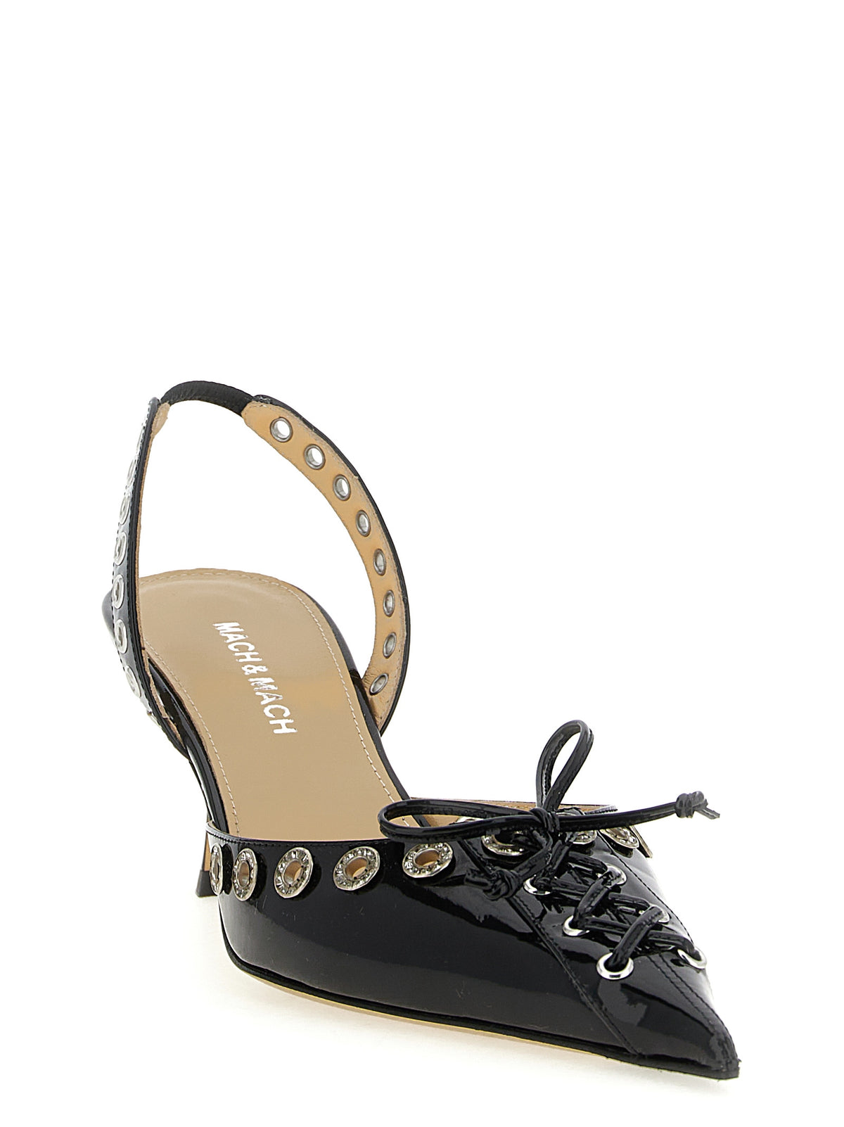 MACH & MACH Mach & Mach Women 'Crystalized Corset' Slingback