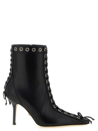 MACH & MACH Mach & Mach Women 'Crystalized Corset' Ankle Boots