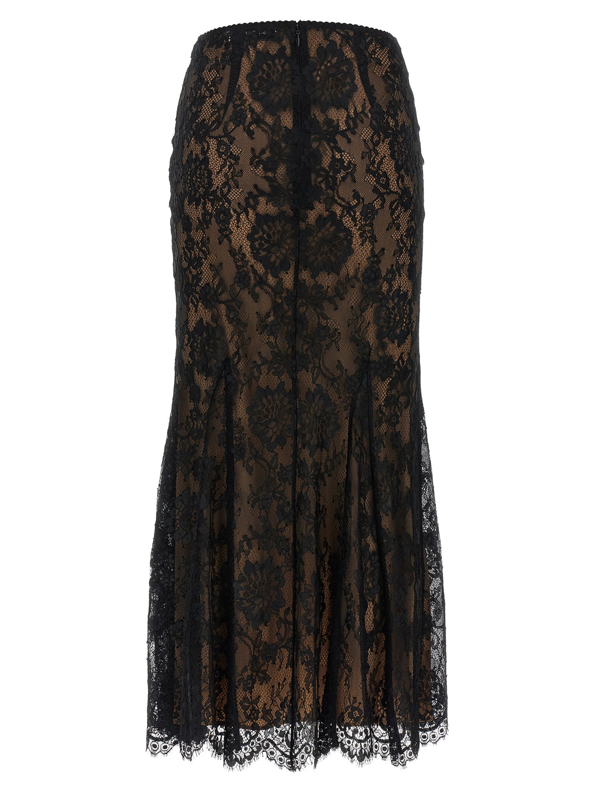 Self Portrait Women 'Black Lace Midi' Skirt