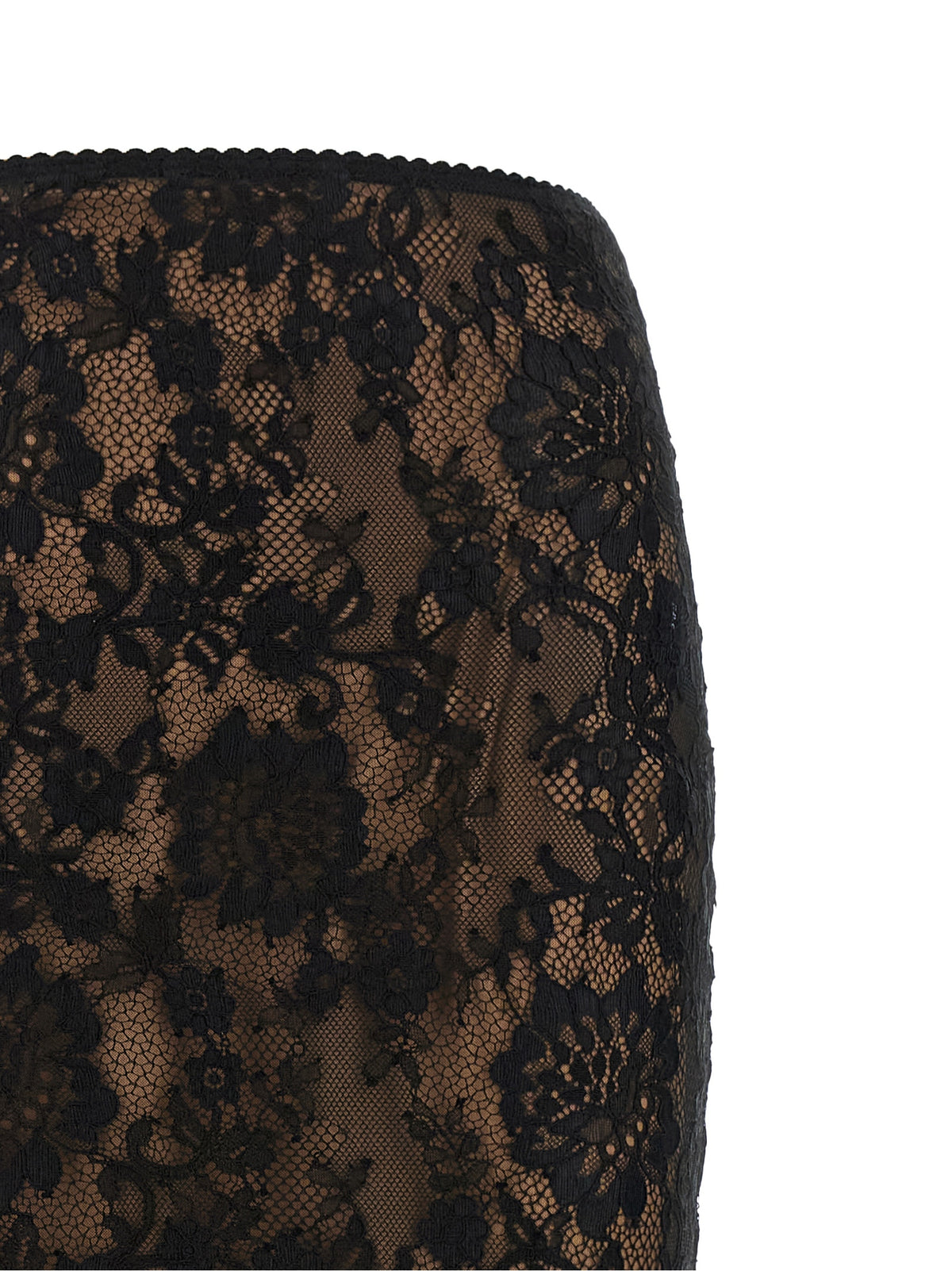 Self Portrait Women 'Black Lace Midi' Skirt