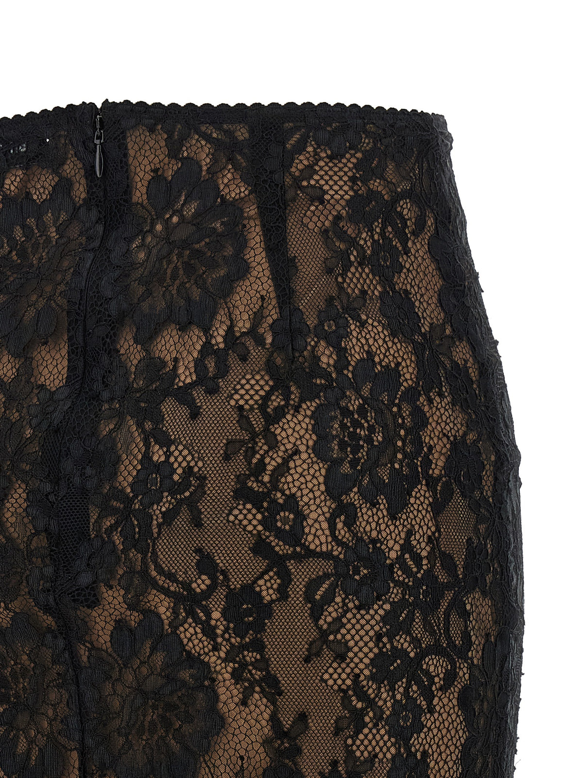 Self Portrait Women 'Black Lace Midi' Skirt
