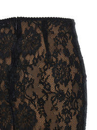 Self Portrait Women 'Black Lace Midi' Skirt