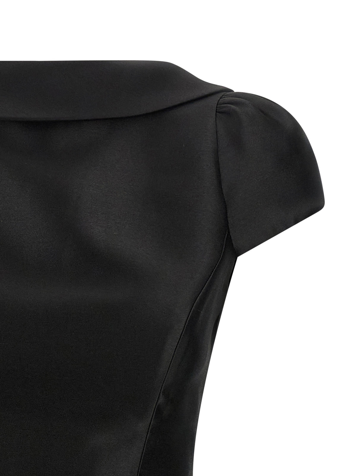 SELF PORTRAIT Self Portrait Women 'Black Taffetà Collared Mini' Dress