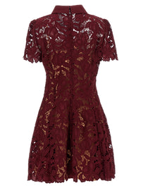 Self Portrait Women 'Burgundy Lace Mini' Dress
