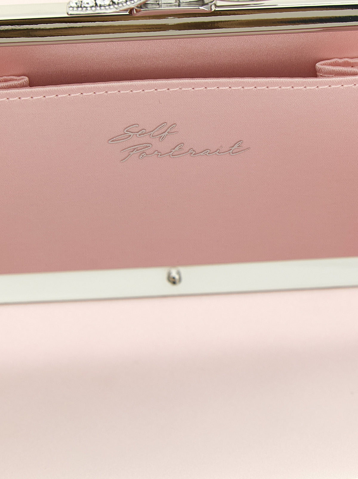 Self Portrait Women Satin Clutch