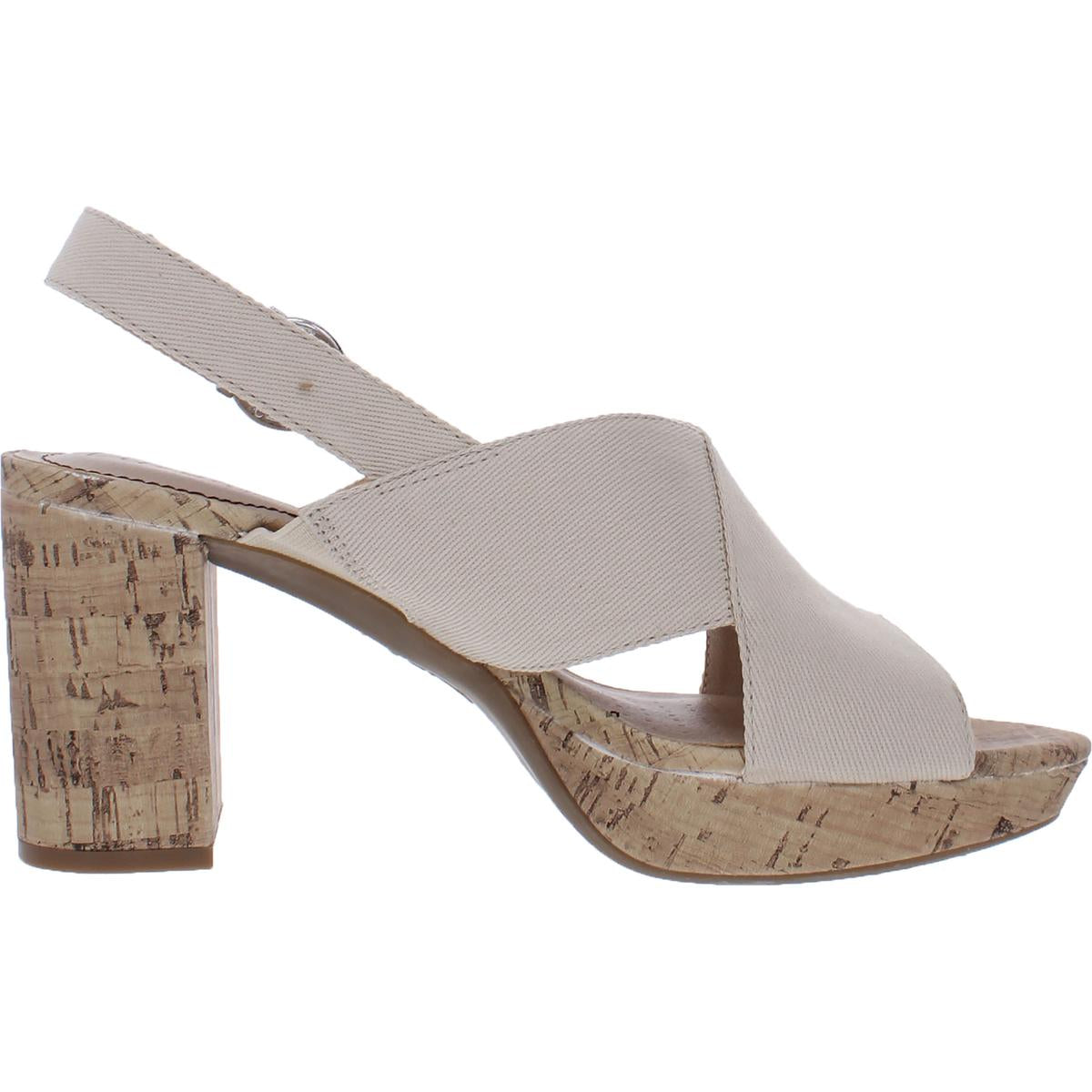 Lara Womens Padded Insole Canvas Platform Sandals