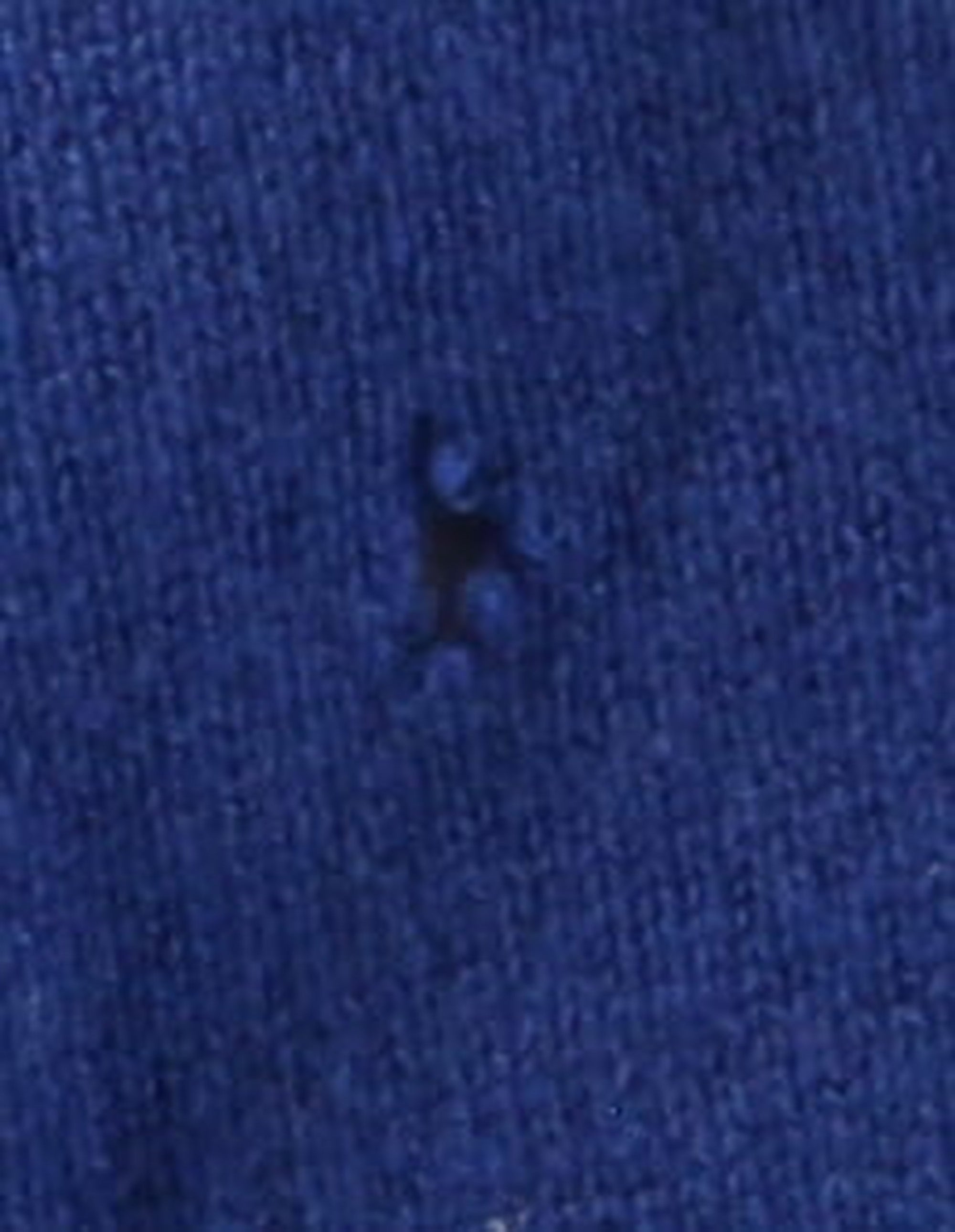 Defective Piacenza Pure Cashmere Blue V-neck Long Sleeve Sweater-L