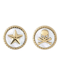 Philipp Plein Philipp Plein Womens Plein Mini Logo Stud Earrings