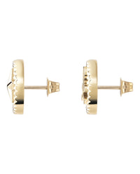 Philipp Plein Philipp Plein Womens Plein Mini Logo Stud Earrings