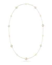Philipp Plein Philipp Plein Womens Plein Mini Logo Crystal Cable Chain Necklace