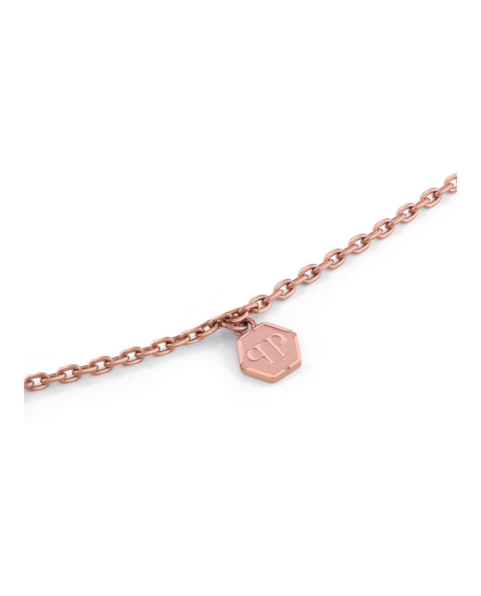 Philipp Plein Womens Sliding $kull Crystal Cable Chain Bracelet
