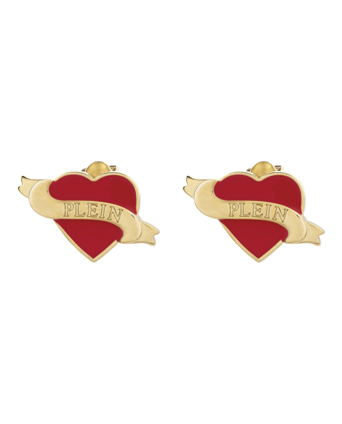 Philipp Plein Philipp Plein Womens Plein Valentine Stud Earrings