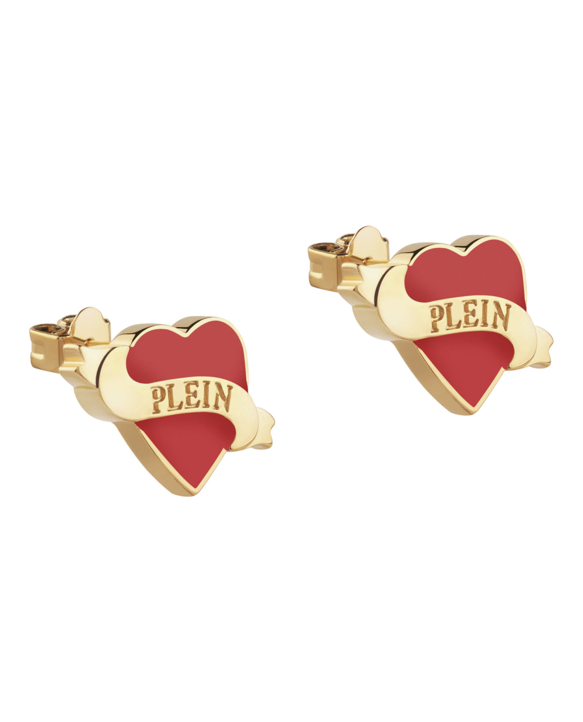 Philipp Plein Philipp Plein Womens Plein Valentine Stud Earrings