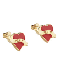 Philipp Plein Philipp Plein Womens Plein Valentine Stud Earrings