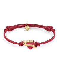 Philipp Plein Philipp Plein Womens Plein Valentine Cotton Cord Bracelet
