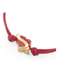 Philipp Plein Philipp Plein Womens Plein Valentine Cotton Cord Bracelet