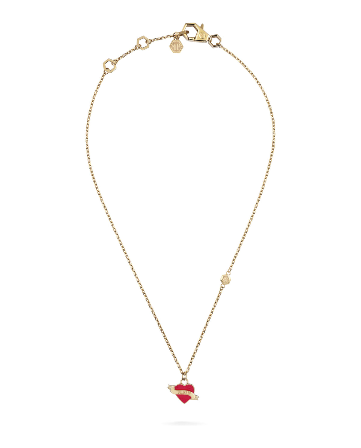 Philipp Plein Philipp Plein Womens Plein Valentine Cable Chain Necklace