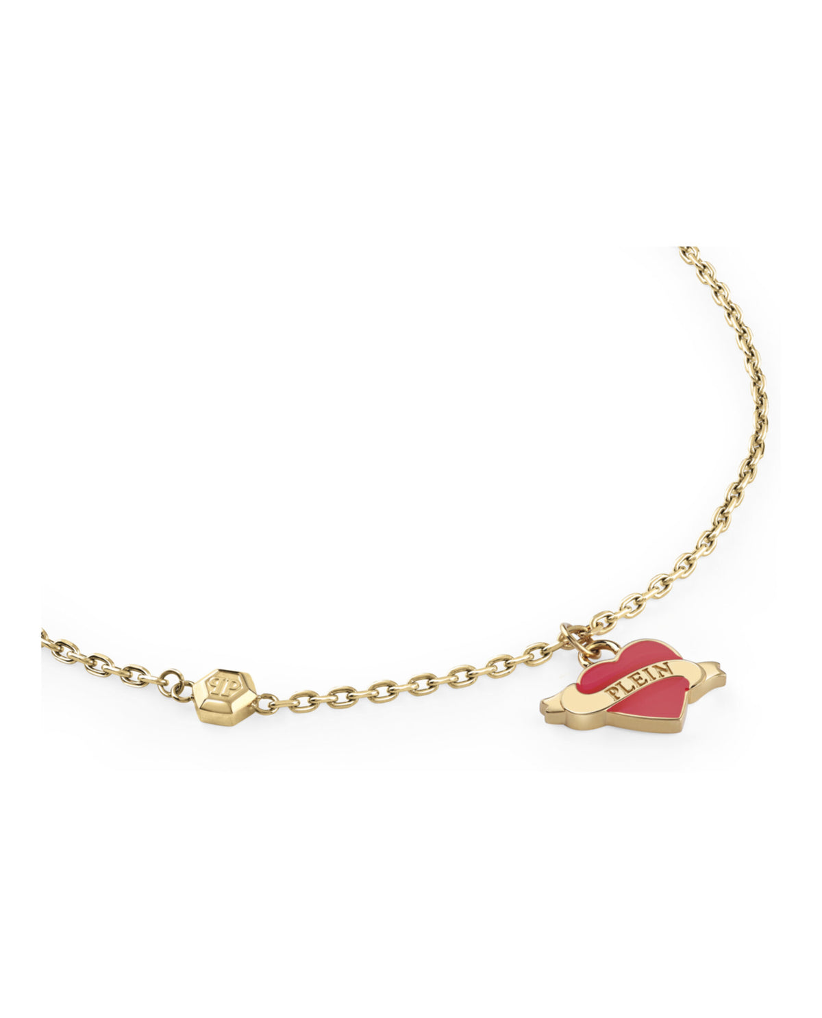 Philipp Plein Philipp Plein Womens Plein Valentine Cable Chain Necklace